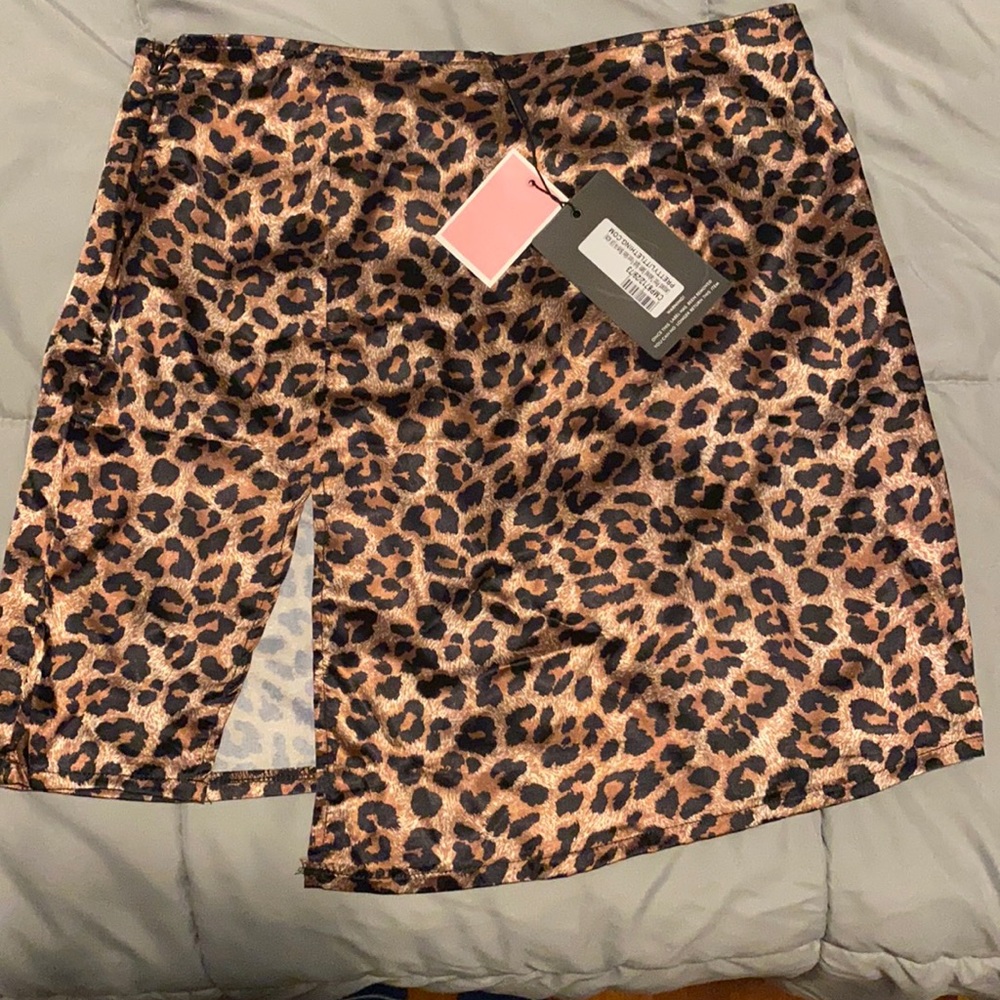 Leopard Print Skirt